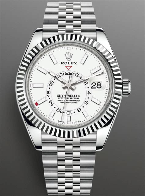 rolex sky dweller oyster steel and white gold|rolex sky dweller gold.